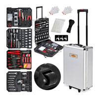 Tool Box Trolley with Tools 899 Pcs