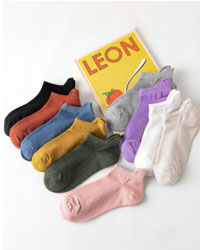 10 Pairs Solid Breathable Anti-Chafe Ankle Socks Set