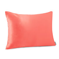 Coral Travel Size Silk Pillow