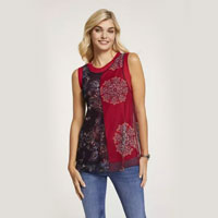 Print Top With A Fashionable Pattern