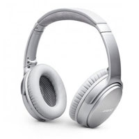 Wireless Noise Cancelling Headphones - Silver