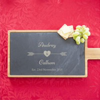 Personalised 'Straight to the Heart' Serving Board