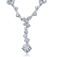 Forevermark 'Bridal Collection' 18K Gold Diamond Necklace