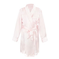 Pink Silk Robe S/M