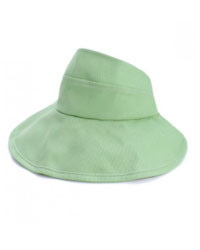 Foldable Sunproof Solid Wide Brim Visor Hat