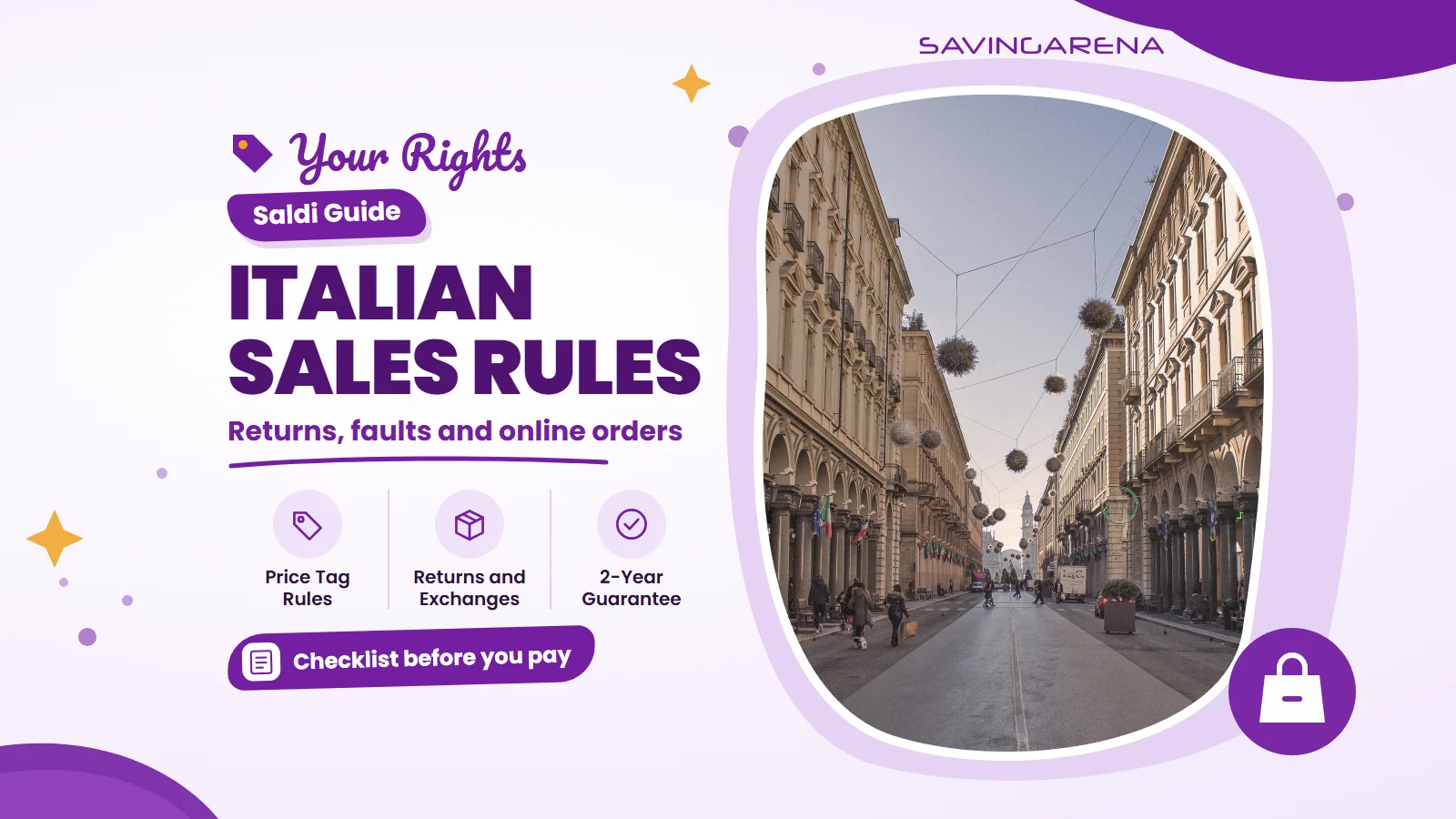 Italian Sales Rules: Returns, Faults and Online Orders