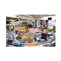 model railroad model building