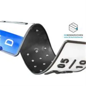3D Kennzeichen DE